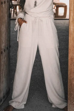 Lyana Linen Pants Light Beige