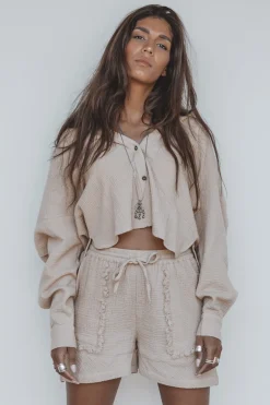 Lyo Cotton Blouse Beige