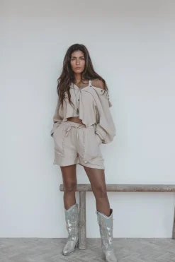 Lyo Cotton Short Beige