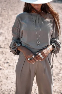 Lyvia Blouse Khaki