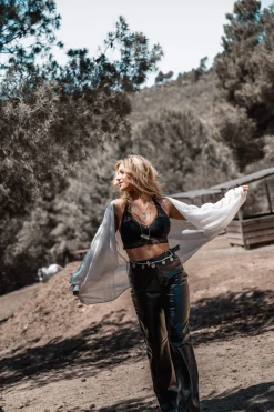 Maud Western PU Pants