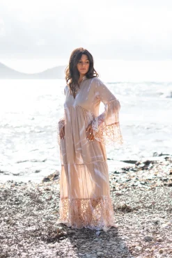 Maxi Dress Dali Batik Taupe
