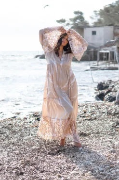 Maxi Dress Dali Batik Taupe