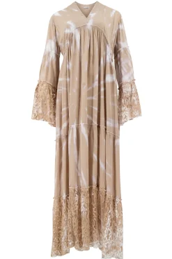Maxi Dress Dali Batik Taupe