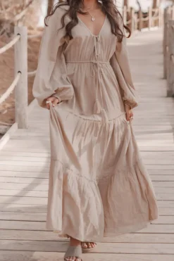 Maxi Dress Ida Taupe