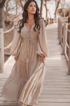 Maxi Dress Ida Taupe