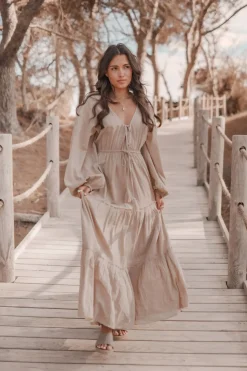 Maxi Dress Ida Taupe