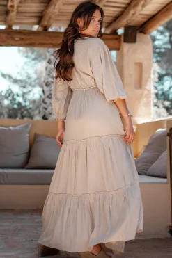 Maxi dress Luciana Light taupe