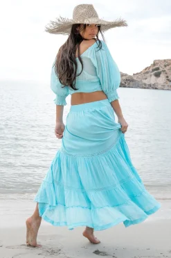 Maxi Skirt Gypsy Aqua