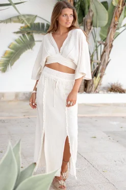 Maxi Skirt Lio Ecru