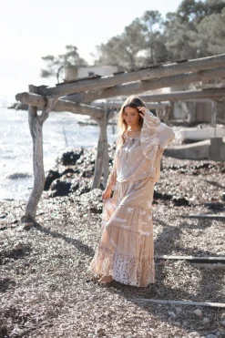 Maxi Skirt Lucia Batik Taupe