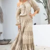 Maxi Skirt Lucia Cuadros Taupe