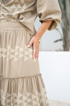 Maxi Skirt Lucia Cuadros Taupe