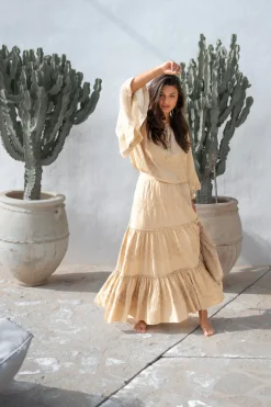 Maxi Skirt Lucia Cuadros Sand