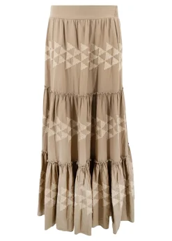 Maxi Skirt Lucia Cuadros Taupe