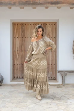 Maxi Skirt Lucia Cuadros Taupe