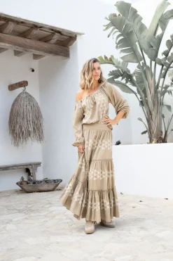 Maxi Skirt Lucia Cuadros Taupe
