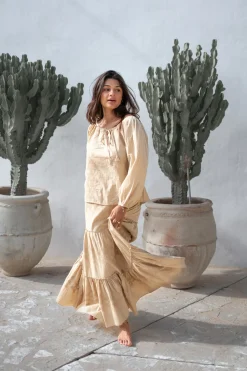 Maxi Skirt Lucia Cuadros Sand