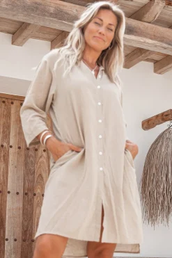 Midi Blouse Esma Taupe