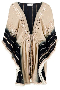 Midi kimono Black Sand