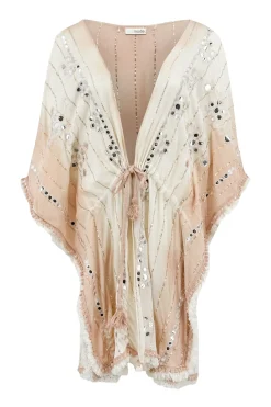 Midi kimono White Beige