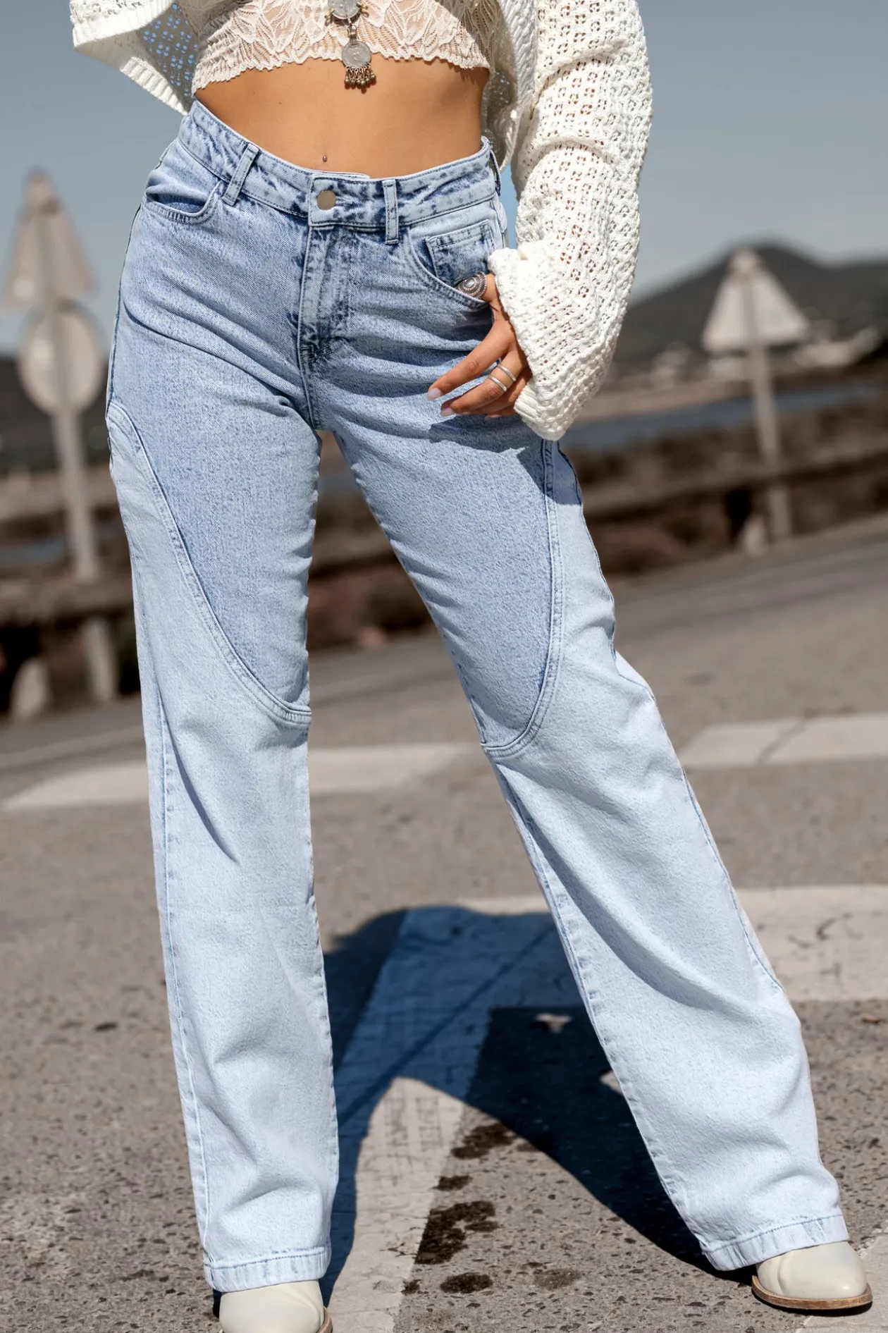 Miley denim jeans Light Blue
