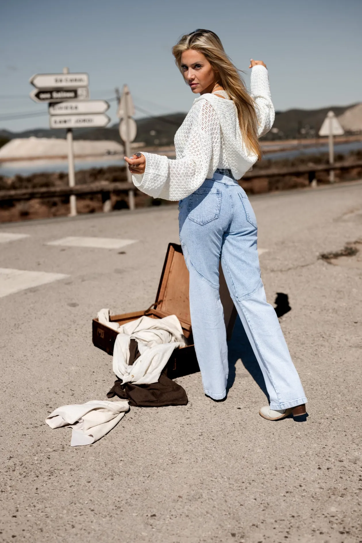 Miley denim jeans Light Blue