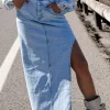 Miley denim skirt Light Blue