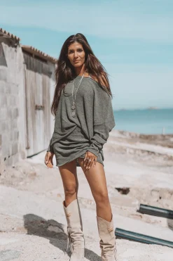 Milou Knitted Skirt Khaki