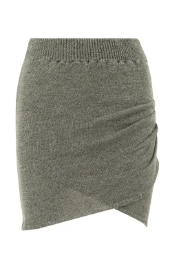 Milou Knitted Skirt Khaki