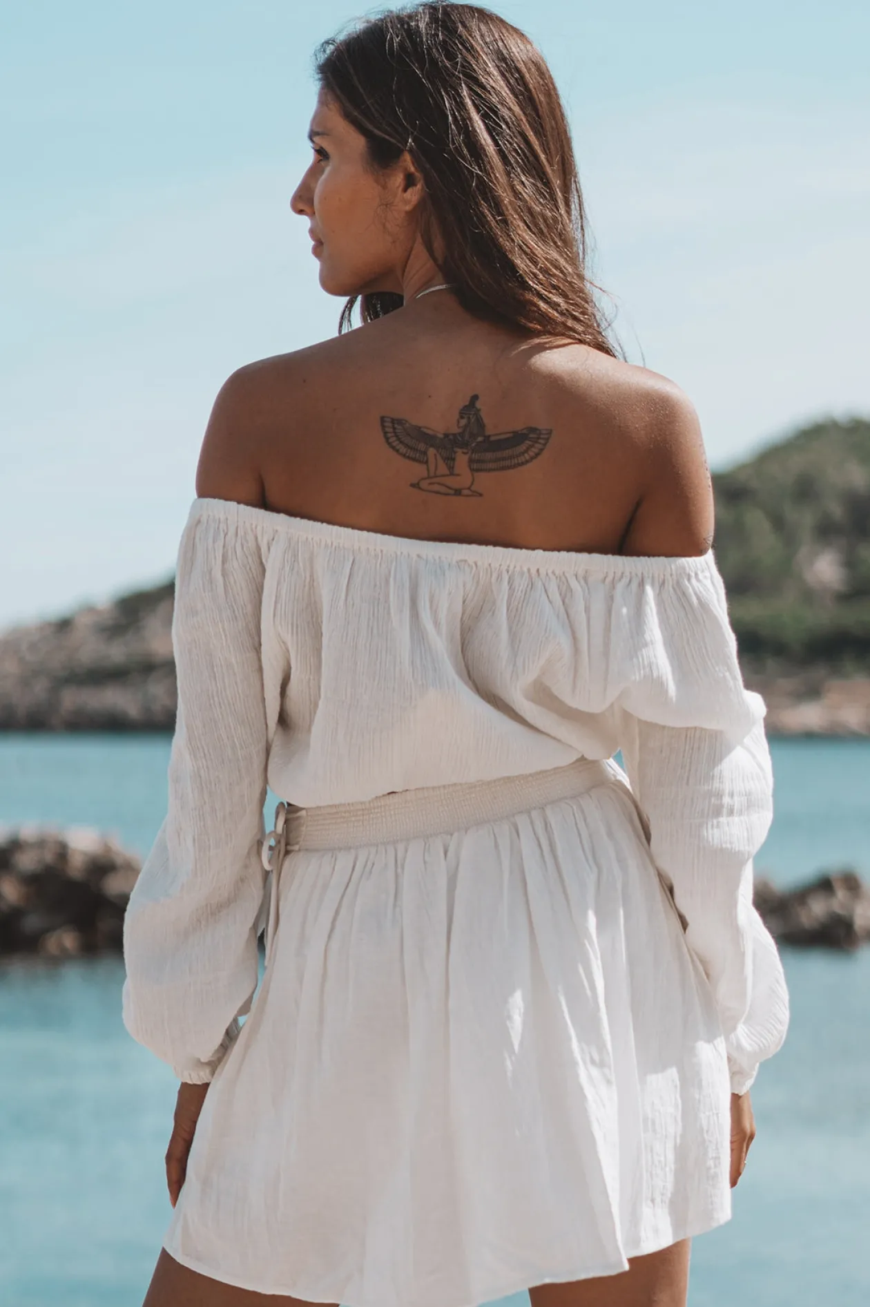 Noel Cotton Top Off White