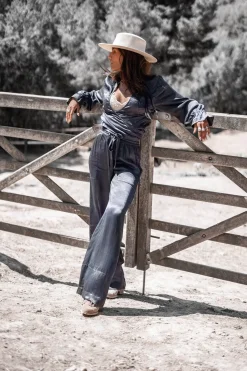 Noor satin pants