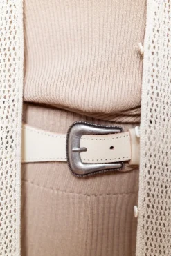 Nova Leather Chain Belt