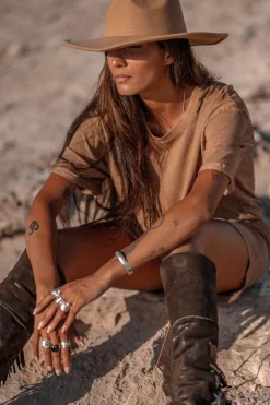 Nova T-shirt Dress Brown