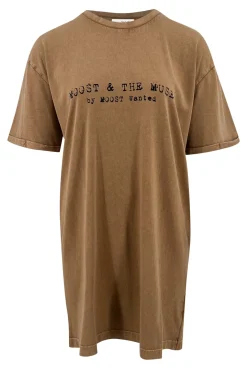 Nova T-shirt Dress Brown