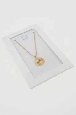 Palmtree Necklace Gold