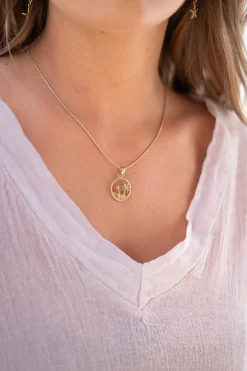 Palmtree Necklace Gold
