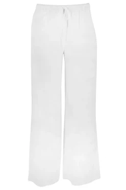 Pantalon Agar Bordado White