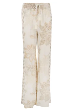 Pantalon Brisa Flower Ivory