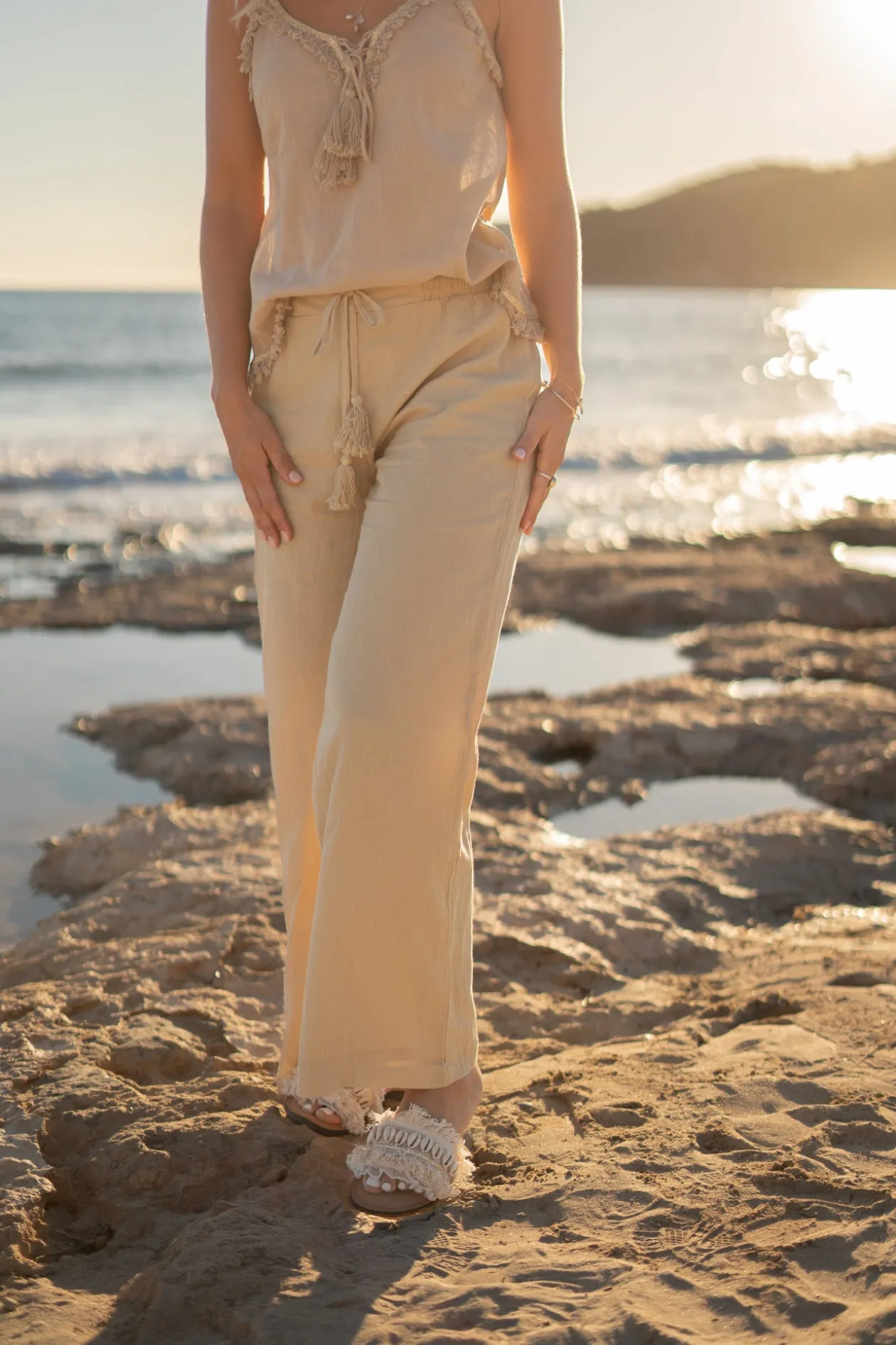 Pantalon Esma Sand