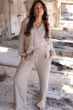 Pantalon Sonrisa Taupe