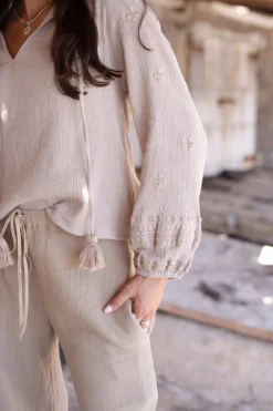 Pantalon Sonrisa Taupe