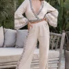 Pantalon Tonia Resort Ivory