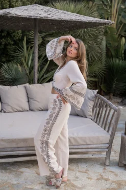 Pantalon Tonia Resort Ivory