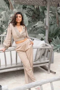 Pantalon Tonia Scorva Sand