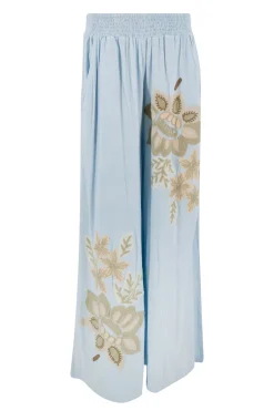 Pantalon Vena Floral Pale blue