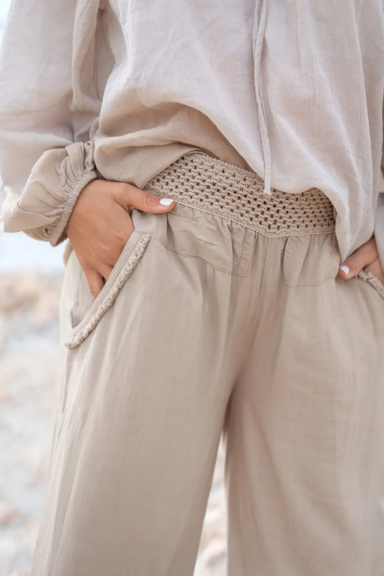 Pants Jorge Cuenca Light Taupe
