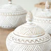 Pot Segitiga White