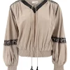 Puffsleeve Blouse Espanola Light Taupe