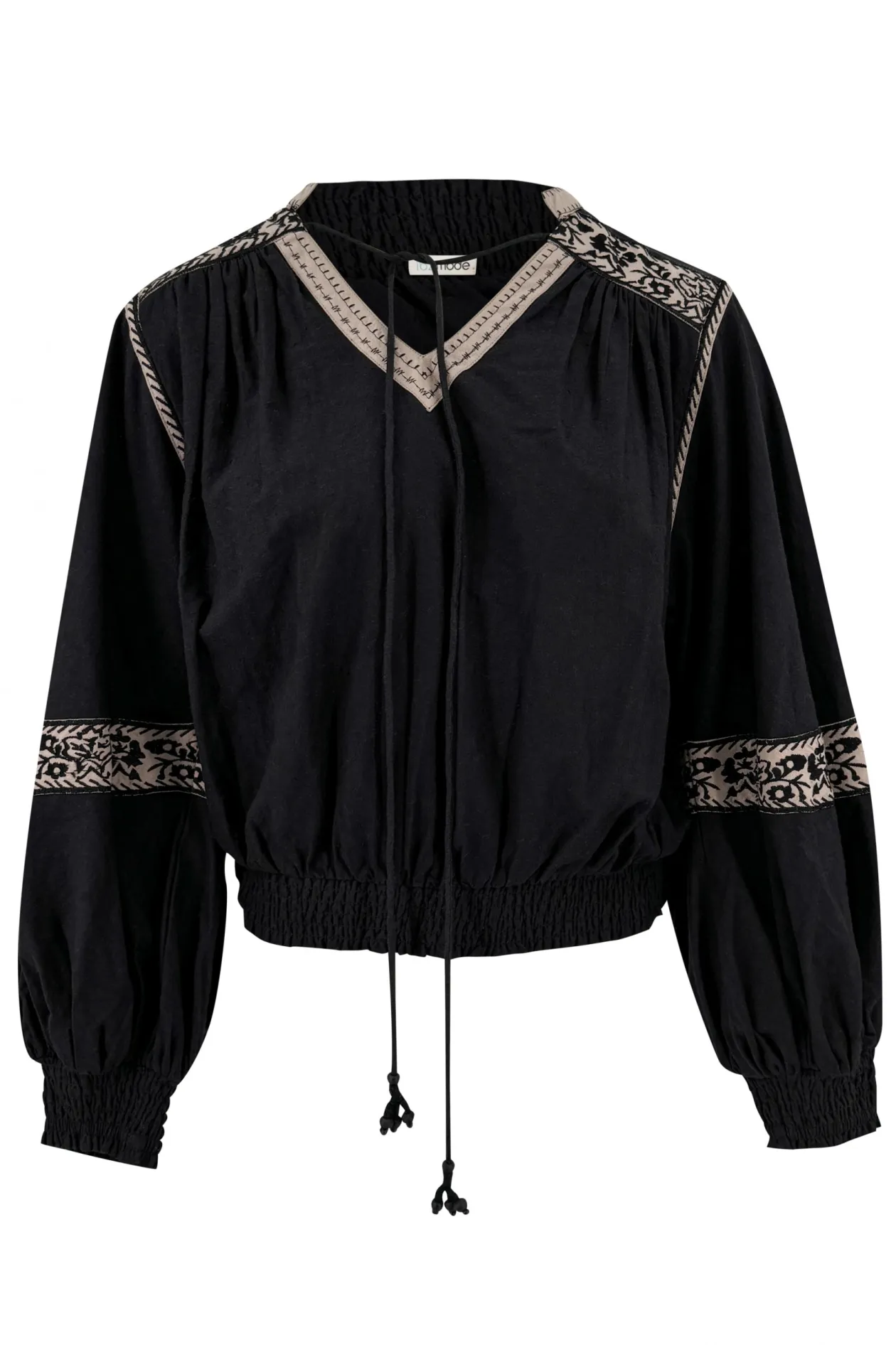 Puffsleeve Blouse Espanola Black
